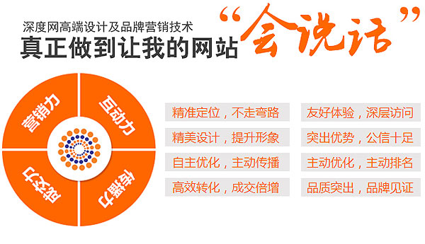 深度網專業高端營銷型網站建設真正做到營銷型網站在互聯網賺到錢